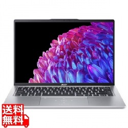 Swift Go (Core Ultra 5プロセッサー 125H/16GB/512GB SSD/光学ドライブなし/Windows 11 Pro/Officeなし/14.0型/2880×1800/WQXGA+/16：10/ピュアシルバー) 写真1