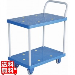 環境静音樹脂台車 2段 NP104GS 写真1