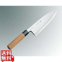 兼松作 銀三鋼 出刃庖丁 18cm 写真1