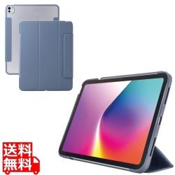 13インチiPad Pro(M4) フラップケース 薄型軽量 カラーエッジ 背面クリア 写真1