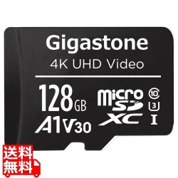 microSDXCカード 128GB SDカードケース付き UHS-I U1 A1 V30スペック 最大読み取り速度95MB/s Full HDビデオ撮影対応 写真1
