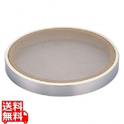 SA18-8ゴム付うらごし替アミ (ステン張) 14メッシュ 写真1