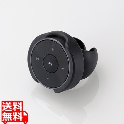 車載用Bluetoothリモコン/ボタン電池/ハンドルホルダー付/ブラック 写真1