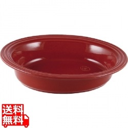 アポーリア オーバルベーキングディッシュ 33cm レッド 写真1