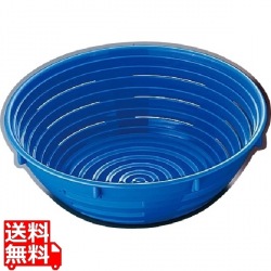 サーモ 醗酵カゴ丸型 (ポリプロピレン) 48729 ブルー 写真1