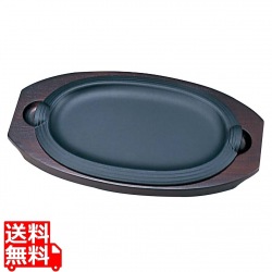 周弘 鉄 ステーキ皿 デラックス 大 写真1