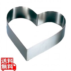 EBM 18-8 アルゴン溶接 ハート型 ケーキリング 90×H50 写真1