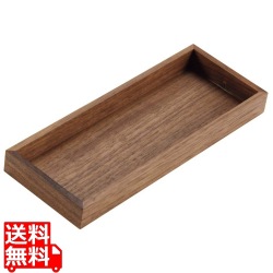 木製 浅型 システムカトラリーボックス ブラウン 写真1