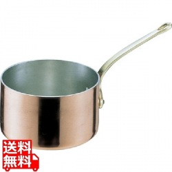 SAエトール銅 片手深型鍋 30cm ※ ガス火専用 写真1