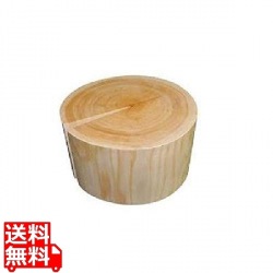 檜丸太ディスプレイ 直径280×H150 写真1