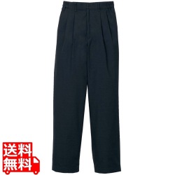 ツータックパンツ(女性用)KP002L-7 黒 11号 写真1