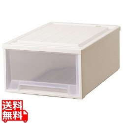天馬 クローゼット収納 ビュートケース 幅39×奥行53×高さ23cm カプチーノ ( 引き出し 衣装ケース プラスチック ) 写真1