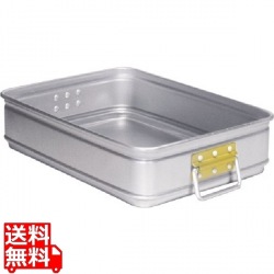 アルミ カラーハンドル番重 大 110 金 写真1