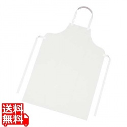 ウレタンフィルム胸付前掛首紐調節機能付き (半打抜き仕様)85×120L 写真1