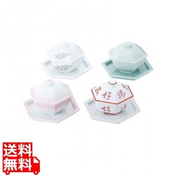 青磁 六角蓋物 大 写真1