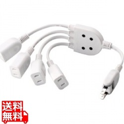 ACアダプタ用電源延長コード(4個口) 写真1
