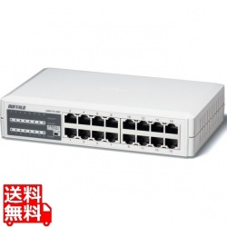 10/100M スイッチングHub プラスチック筐体/電源内蔵モデル 16ポート 写真1