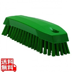 ヴァイカン ハンドブラシ ハードタイプ 3588 グリーン 写真1