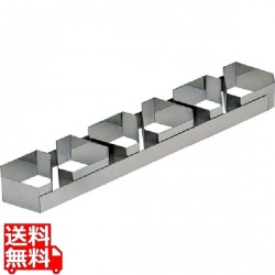 18-10ケーキリング 三角B型 6連 3129-99 写真1