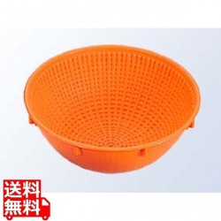 TH PP製 丸型 醗酵カゴ 48719 オレンジ 直径220 写真1