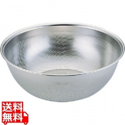 エコクリーンUK18-8深型パンチボール 18cm 業務用 写真1