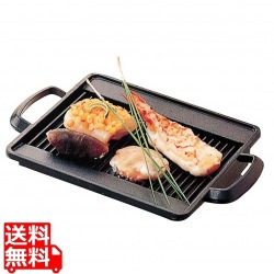 焼物プレート さざ波(角)M10-549 写真1