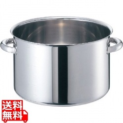 EBM モリブデンジ II 半寸胴鍋(目盛付)27cm 蓋無 ※IH対応(100V/200V) 写真1