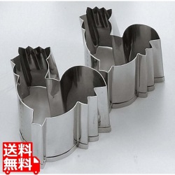 18-8 手造抜型 十二支 2Pcs にわとり 写真1