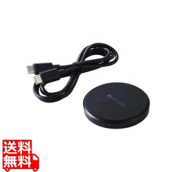 コンパクトQi規格(EPP)対応ワイヤレス充電器(12W・卓上) 写真1