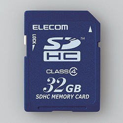 SDHCカード/Class4/32GB/法人専用/簡易パッケージ 写真1