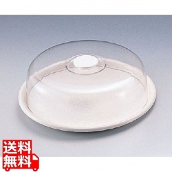 ラブリーハット 丸ケーキフード 大 白 MT-539 14インチ 写真1