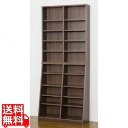 大容量ホームシェルフ W75 ウォールナット 写真1