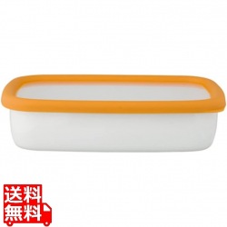 コンテ ホーロー浅型角容器LL KE-LL・SY サフランイエロー 写真1