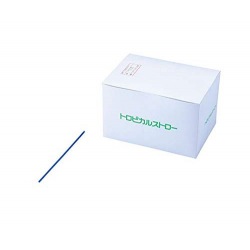 07228 トロピカルストロー 8インチ 青 1700入 写真1