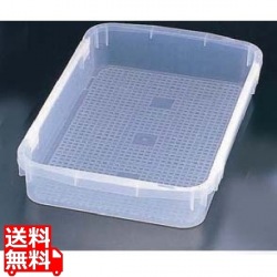 食器ポリテナー SY-28 浅型 クリア ポリプロピレン 写真1