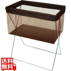 R-336 サイドワゴン・浅型(メッシュ) ブラウン 写真1