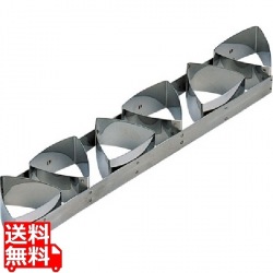 18-10ケーキリング 三角A型 6連 3106-99 写真1