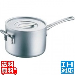 エレテック 片手鍋 24cm ※ IH対応 IH (100V/200V)とガス火対応 写真1