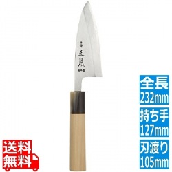 正本 本霞(玉白鋼)本出刃庖丁 10.5cm KS2010 写真1