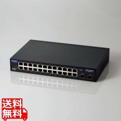 法人向けスイッチングハブ/WEBスマート/Giga/24ポート/3年保証 写真1