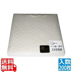 クリア懐敷 網柄 (200枚入)TA-180 無蛍光和紙 写真1