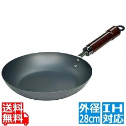 12K28 極フライパン28cm ※ IH対応 IH (100V/200V)とガス火対応 写真1