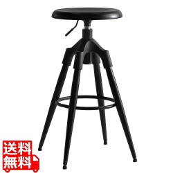 バーチェア KNC-C700H ブラック 写真1