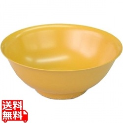 メタル丼 Jr厚口タイプ 塗装仕様 黄 写真1