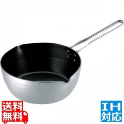 TKG共柄厚板 IHアルミテフロン雪平鍋20cm ※ IH対応 IH (100V/200V)とガス火対応 写真1