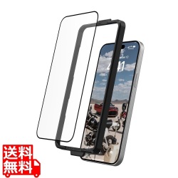 Urban Armor Gear iPhone 15 Plus 2023対応 Glass Shield Plus 二重強化ガラス 高透明 反射/指紋防止 【日本正規代理店品】 UAG-IPH23LB-SPPLS 写真1