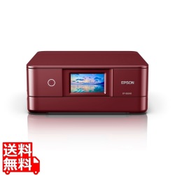 A4カラーインクジェット複合機/Colorio/6色/無線LAN/スマホ対応/両面/4.3型ワイドタッチパネル/レッド 写真1