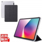 13インチiPad Air(M3/M2) フラップケース 薄型軽量 ファブリック 背面クリア