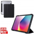 13インチiPad Pro(M4) フラップケース 薄型軽量 カラーエッジ 背面クリア
