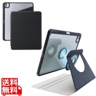 13インチiPad Pro(M4) フラップケース 360度回転 背面クリア 2アングル スリープ
